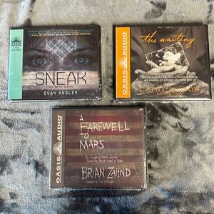 Set of 3 Audio Christian Cd books New